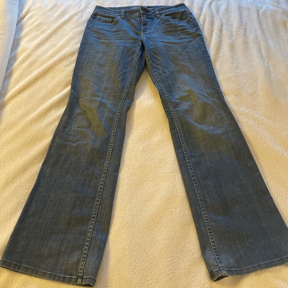 2009 Vintage Tommy Hilfiger Women’s Cotton Boot Cut Jeans Embroidered Pockets - Picture 6 of 7